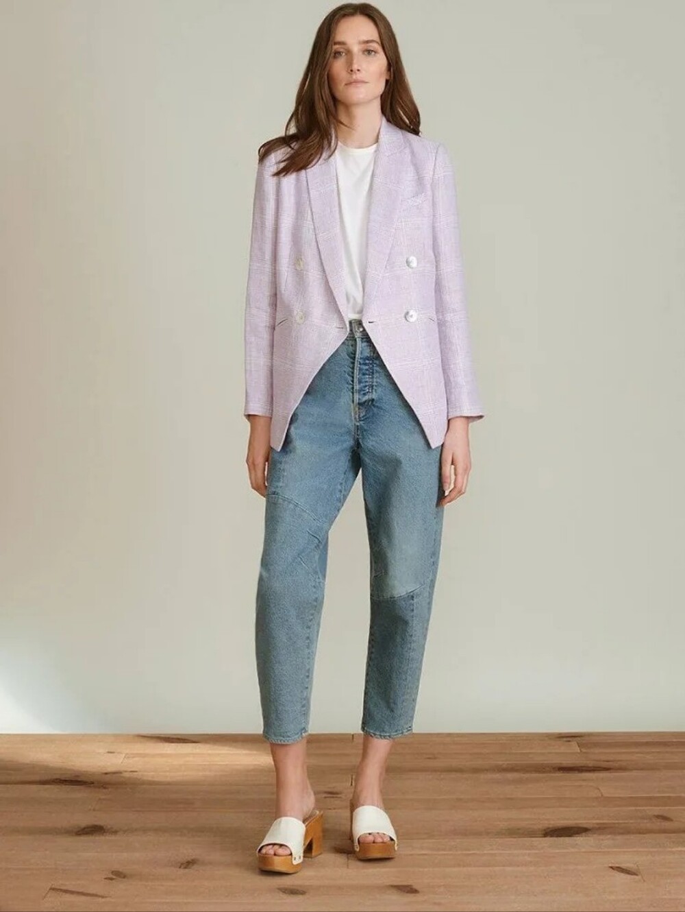 Veronica Beard Nisha Boyfriend Linen Jacket